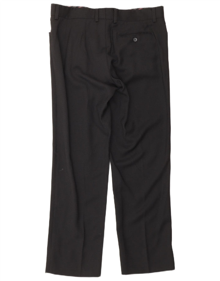 DOLCE & GABBANA Costume 2 Pièces Homme IT 50 Large W36 L31 Noir Laine Vierge