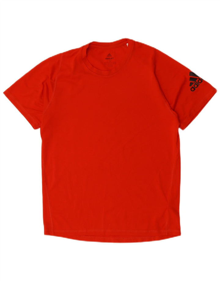 ADIDAS T-shirt Climalite Graphic pour homme, petit, rouge, polyester
