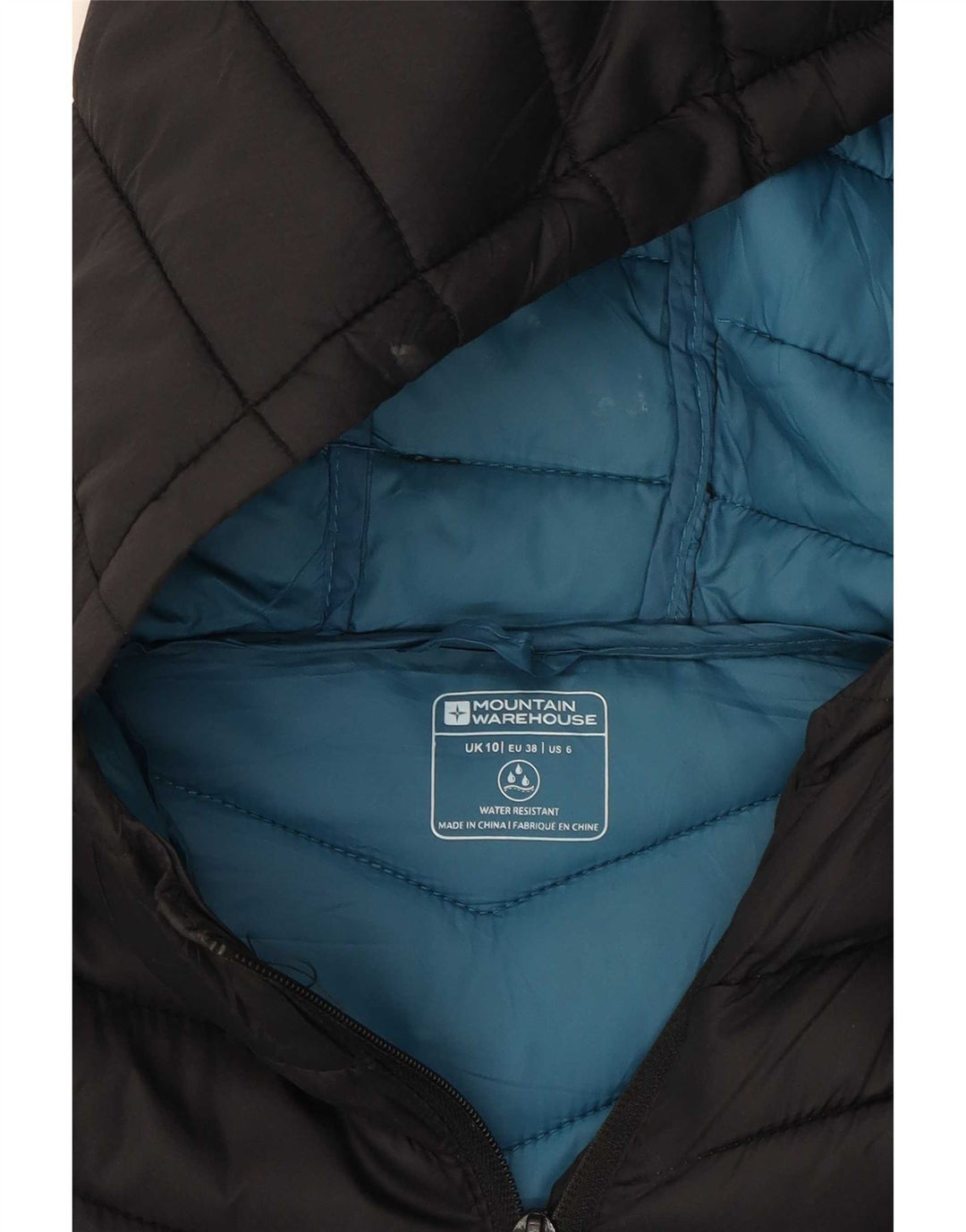 Mountain Warehouse Veste rembourrée à capuche pour femme UK 10 Small Noir