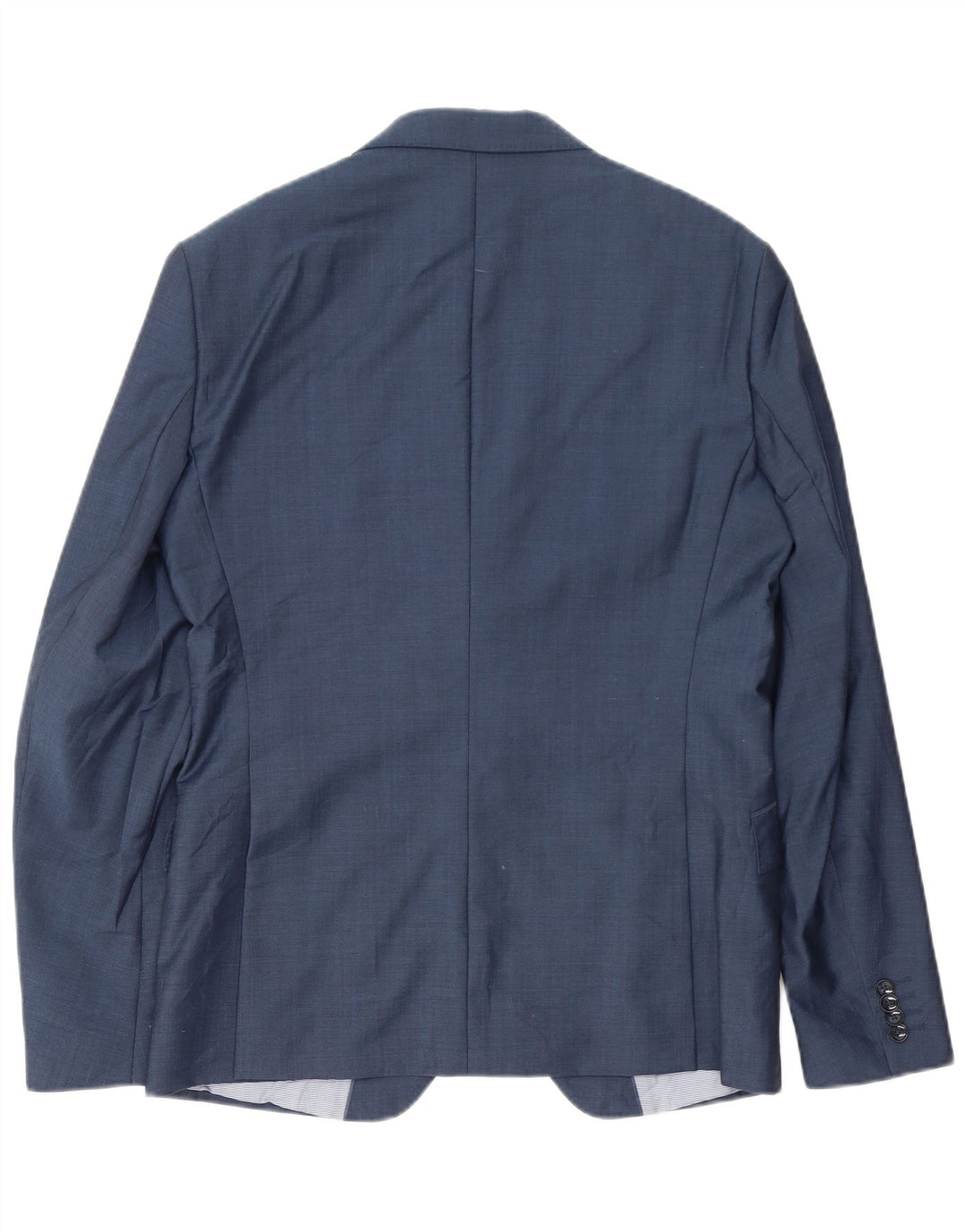 Zara Veste Blazer 2 Boutons Coupe Ajustée Pour Homme EU 50 Bleu Marine Moyen