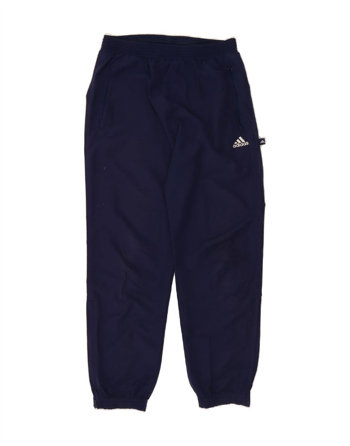 ADIDAS Mens Tracksuit Trousers Joggers Medium Navy Blue Polyester Vintage Adidas and Second-Hand Adidas from Messina Hembry 