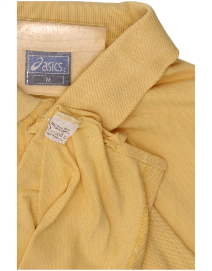 Asics Polo Homme Jaune Moyen Coton