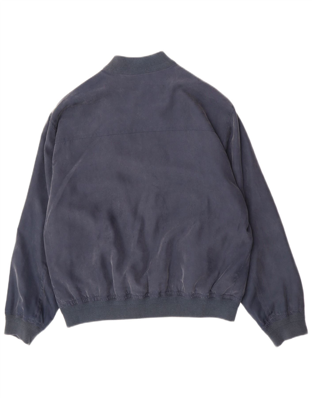Porto Di Panama Veste Bomber Homme IT 48 Bleu Marine Moyen Soie