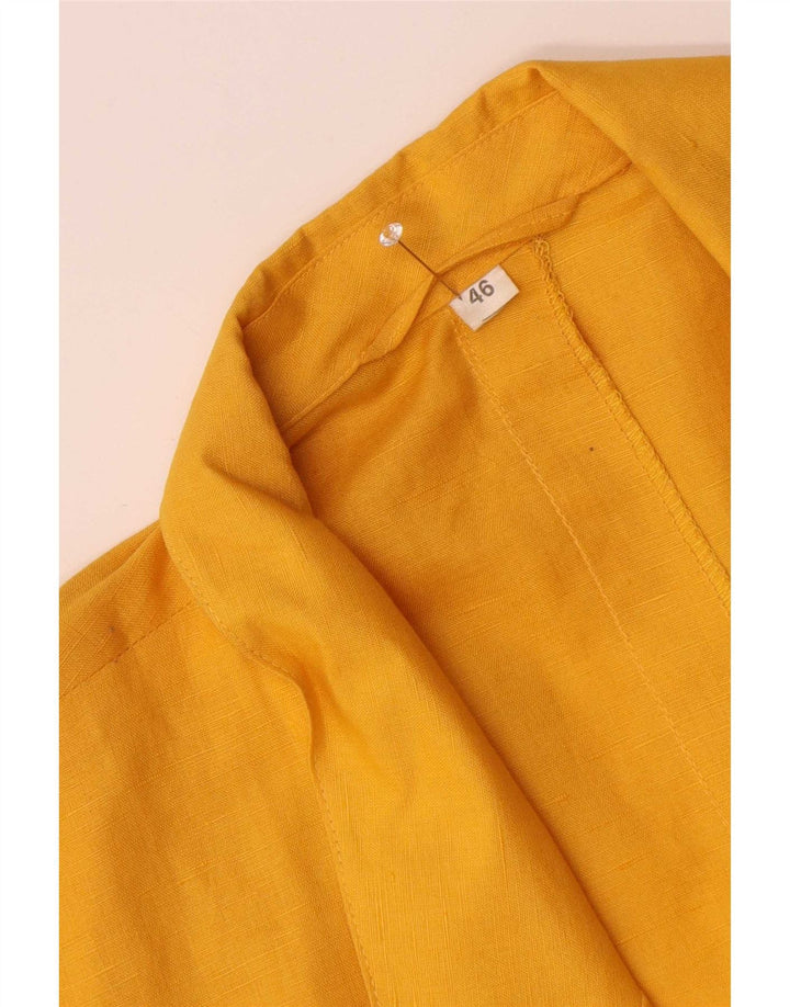 Ensemble 2 pièces vintage pour femme IT 46 Large W32 Jaune