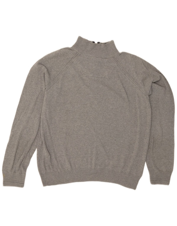 TIMBERLAND Pull coupe classique à col zippé pour homme XL Gris
