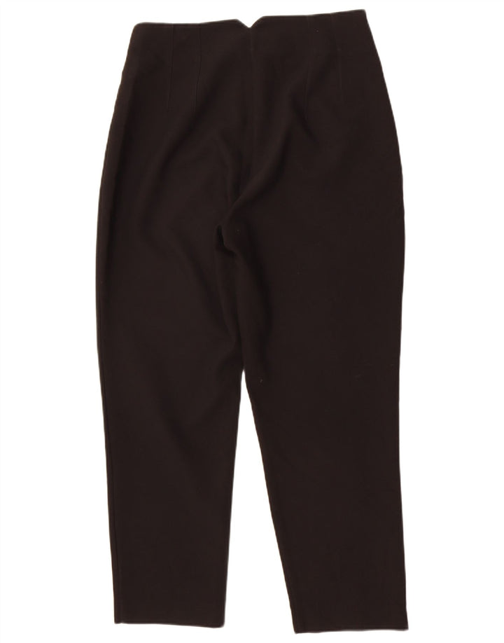 Pantalon de costume fuselé Zara Femme Large W30 L27 Noir Polyester