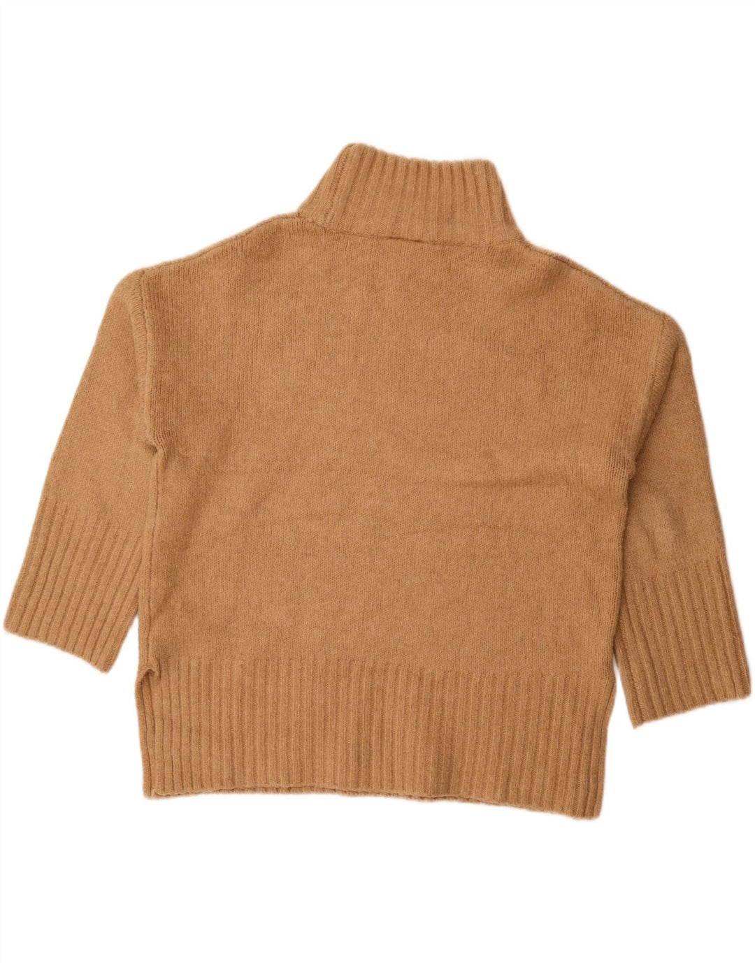 Topshop Pull surdimensionné à col roulé pour femme UK 12 Marron moyen
