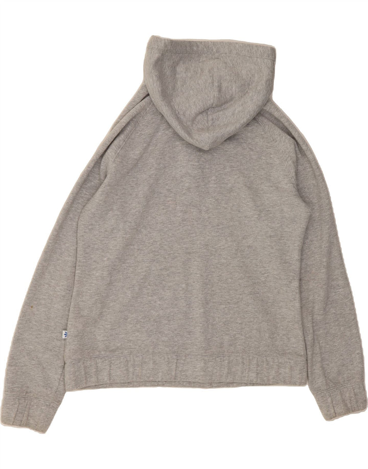 ADIDAS Womens Graphic Hoodie Jumper UK 16 Large Grey Polyester Vintage Adidas and Second-Hand Adidas from Messina Hembry 