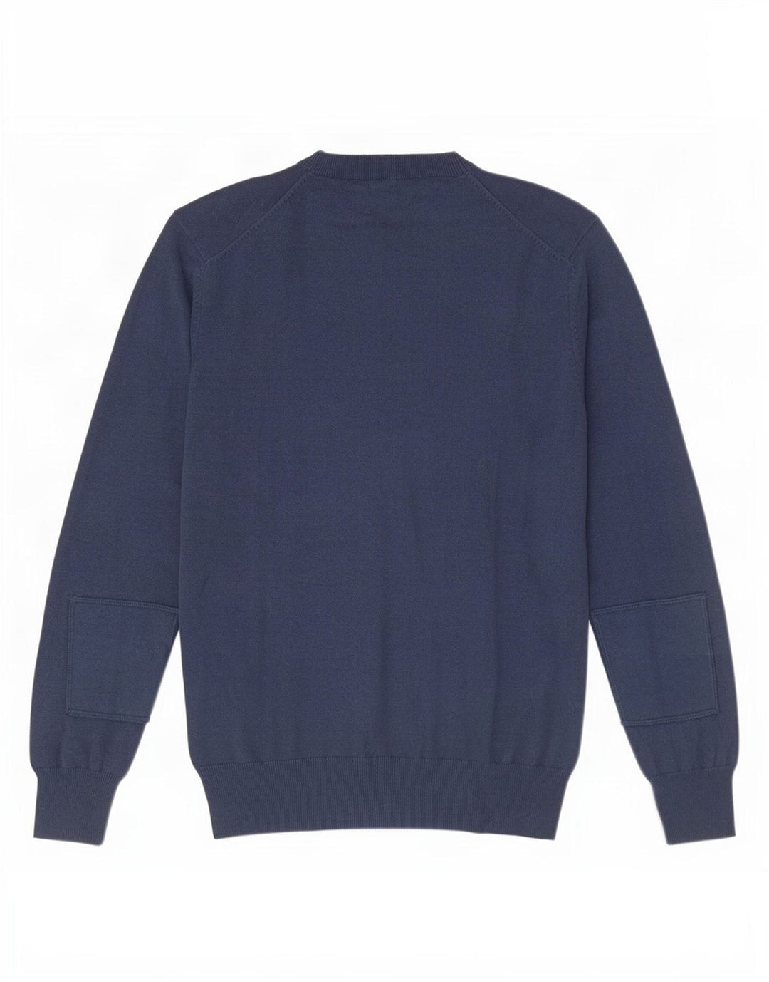 Avirex Pull col V pour homme en coton bleu Taille L