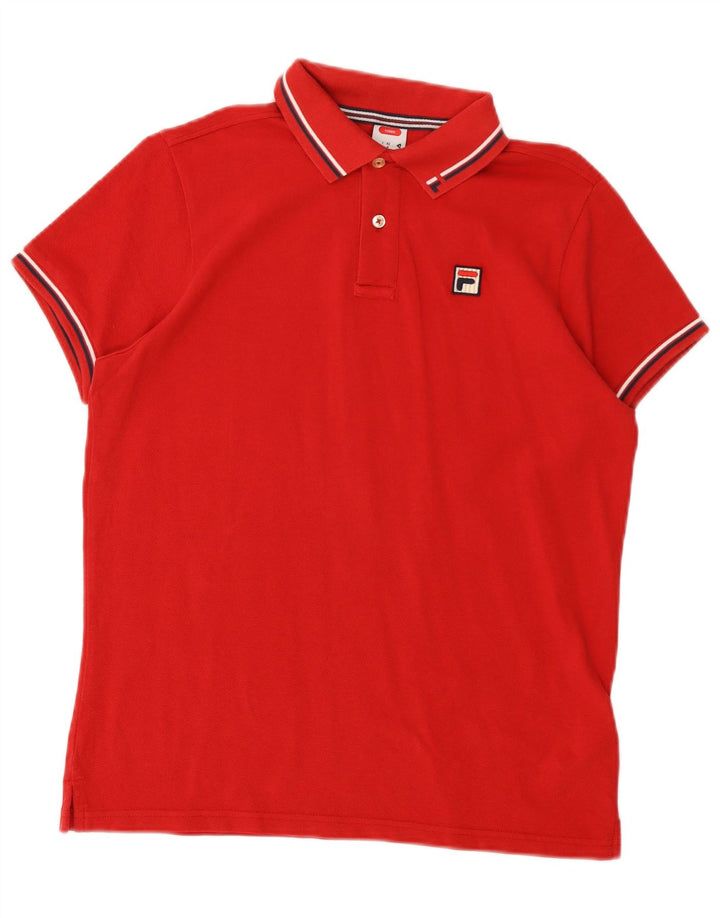 Fila Polo Homme XS Rouge Coton