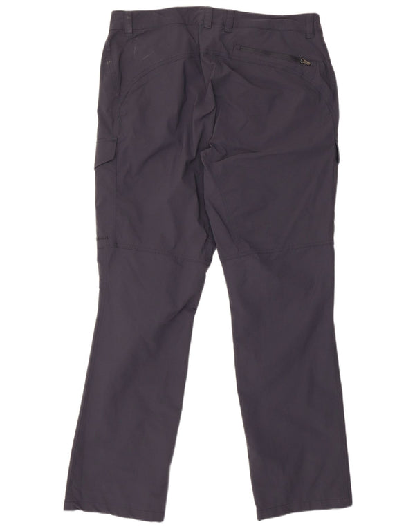 Rohan Pantalon cargo de randonnée pour femme UK 16 Large W36 L31 Bleu marine Polyamide