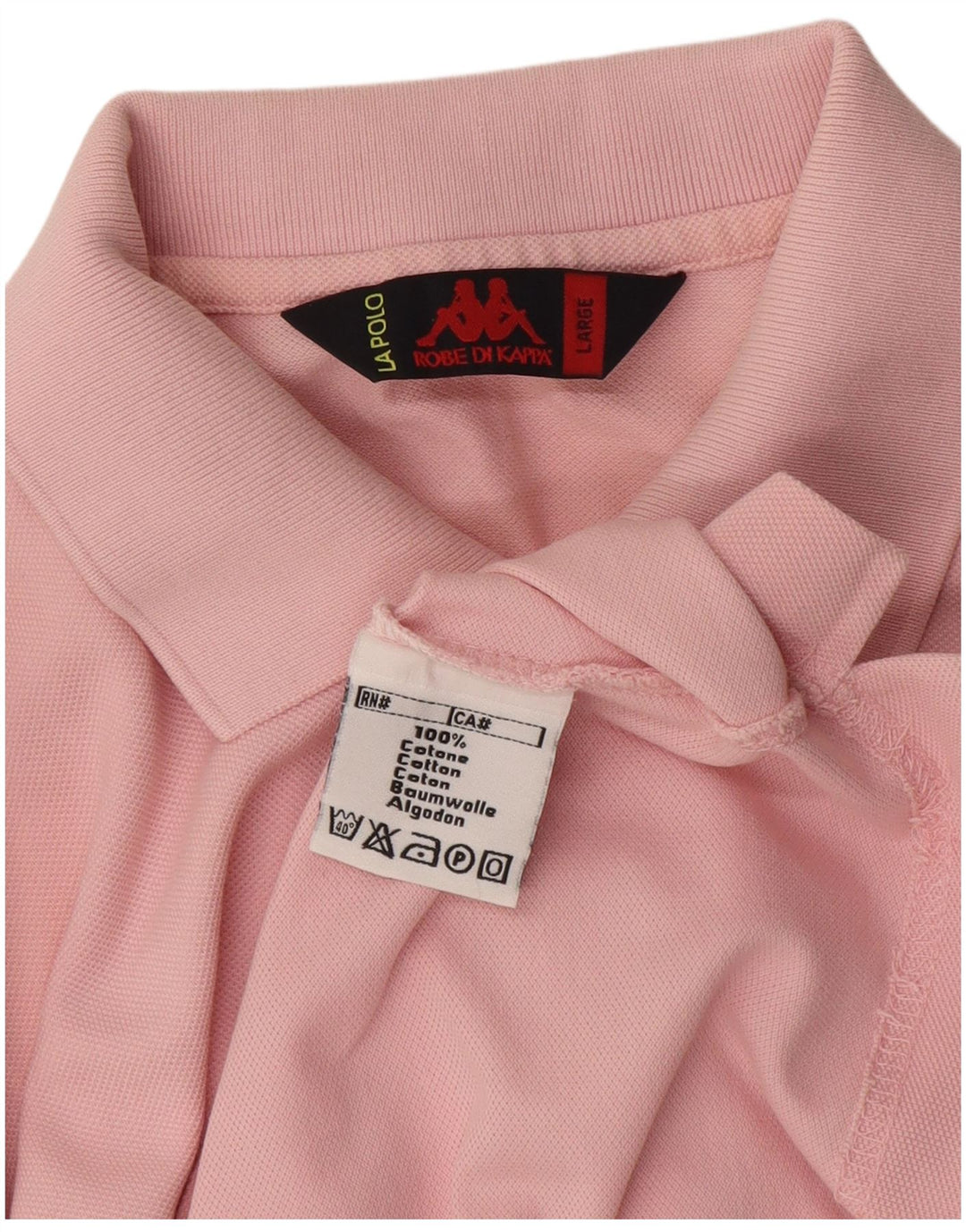 Kappa Polo Homme Grand Rose Coton