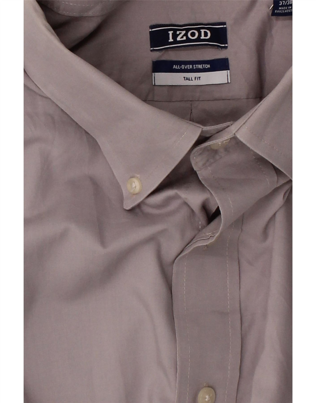 IZOD Mens Tall Shirt 2XL Grey Cotton Vintage Izod and Second-Hand Izod from Messina Hembry 