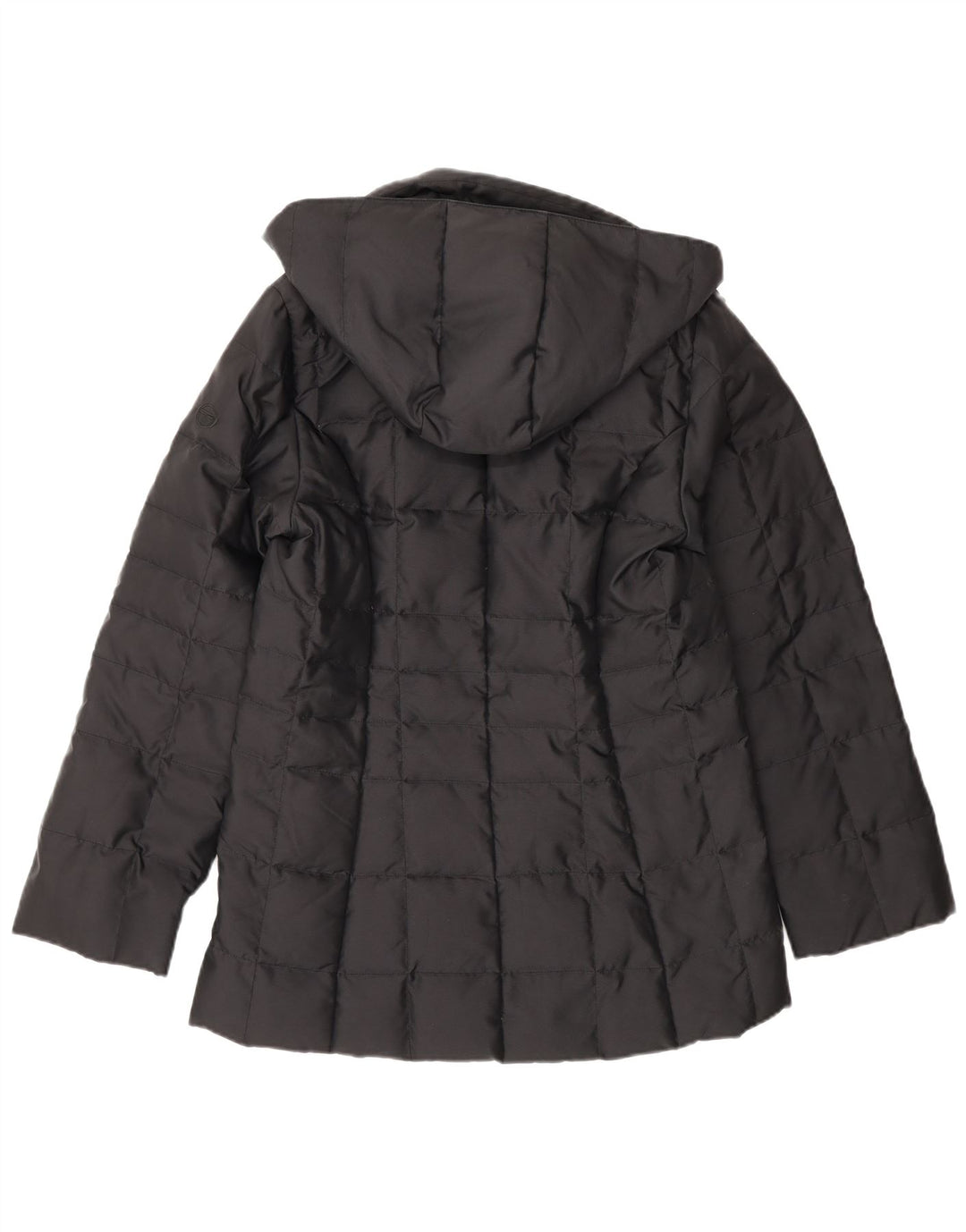 Sergio Tacchini Veste matelassée à capuche pour femme UK 6 XS Noir Polyamide