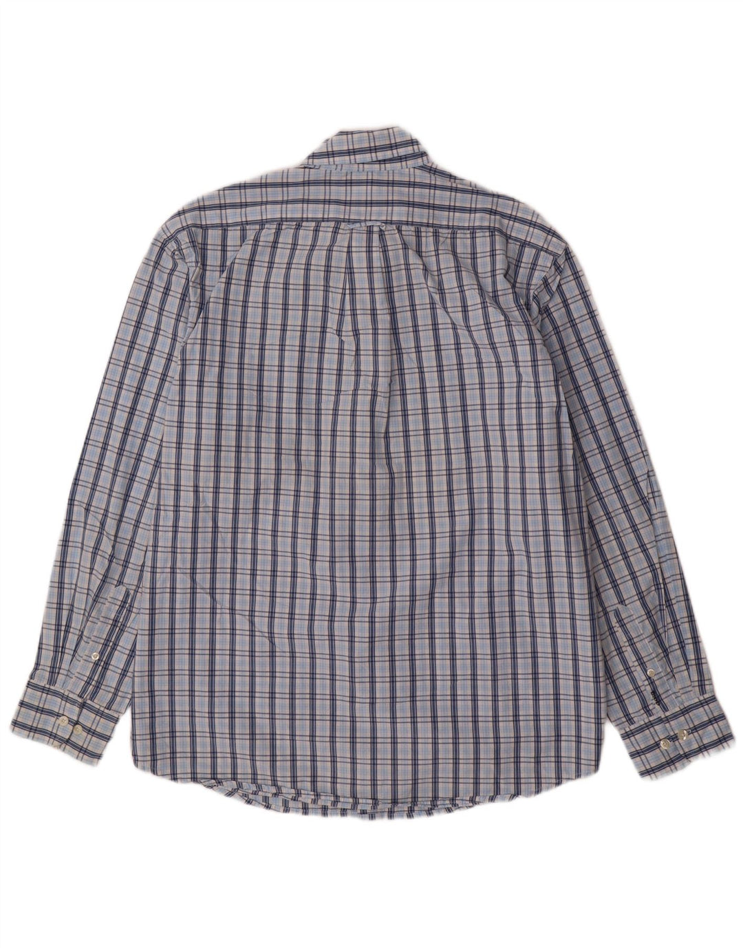 IZOD Chemise Homme Grand Carreau Bleu Coton