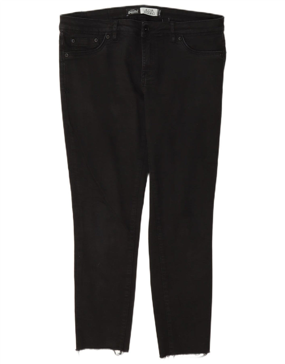 Superdry Jean Alexia Jegging W31 L26 Femme Noir Coton