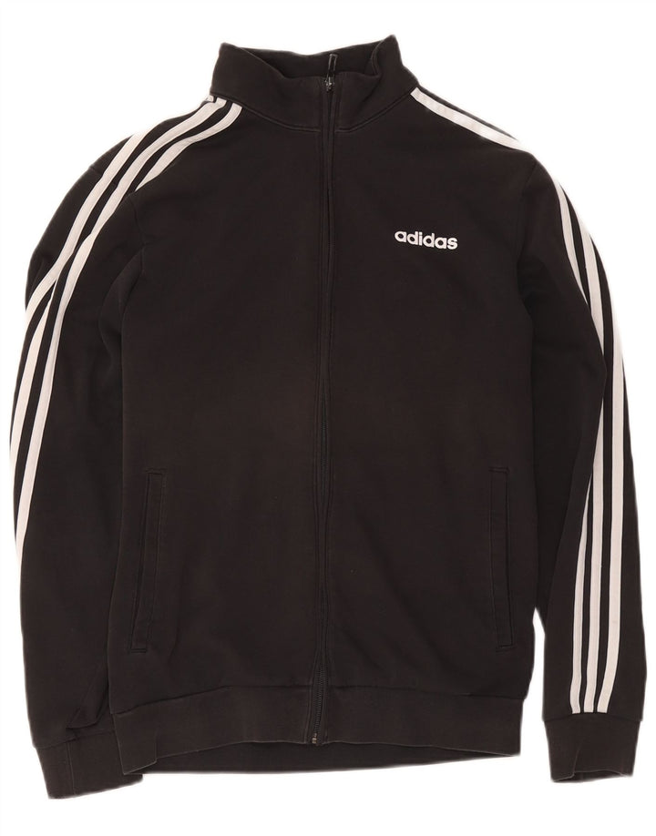 Adidas Veste de survêtement pour homme Petit coton noir