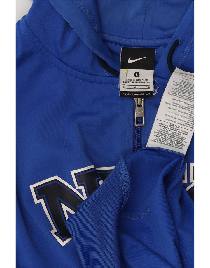 Nike Pull à capuche zippé graphique pour homme Petit Bleu Polyester