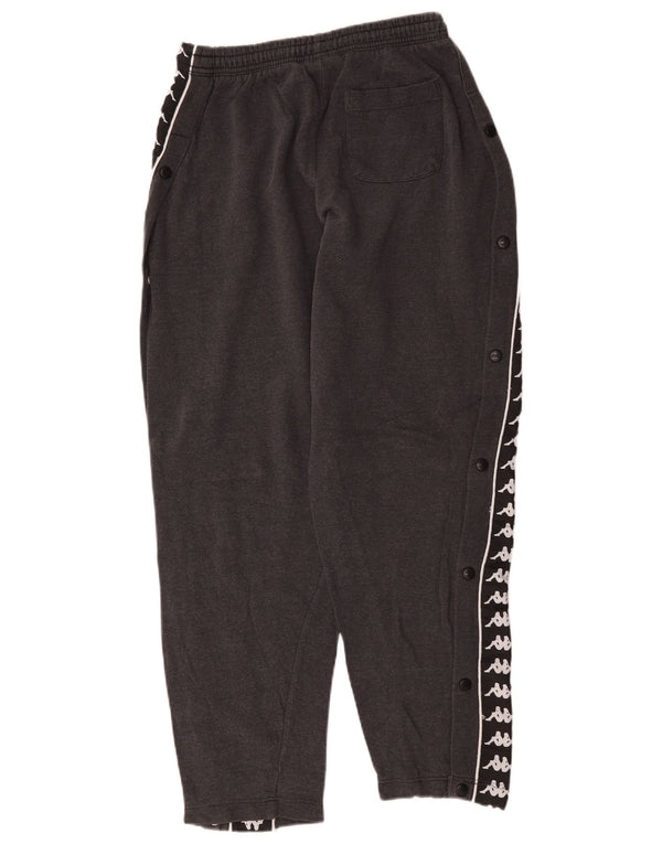 Kappa Pantalon de Survêtement Graphique Homme Gris Moyen Colourblock Coton