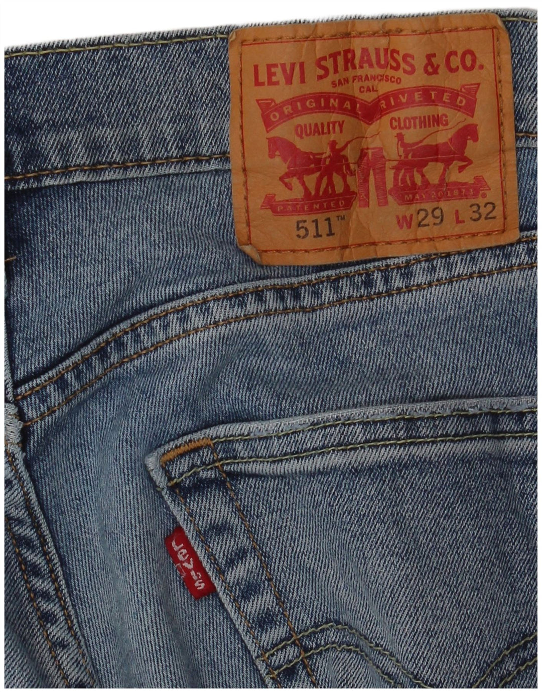 LEVI'S Jean Slim 511 Homme W29 L32 Bleu
