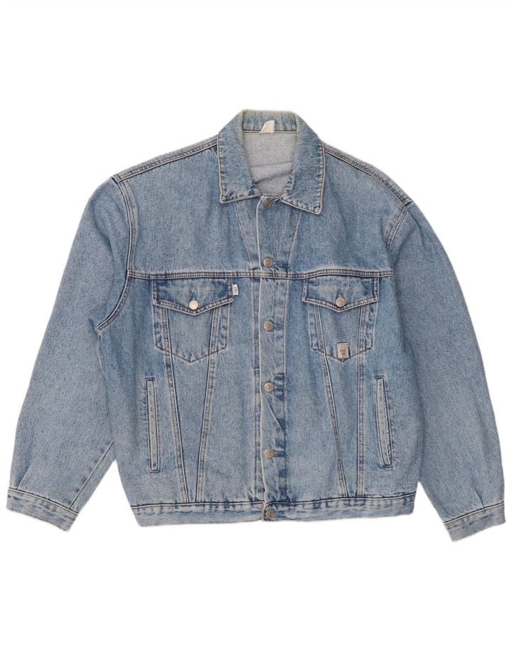 veste en jean homme vintage UK 42 XL Bleu