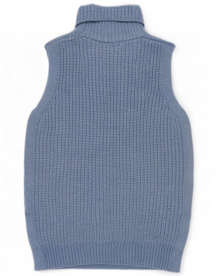 Marks & Spencer Débardeur Femme UK 14 Bleu Moyen Polyester