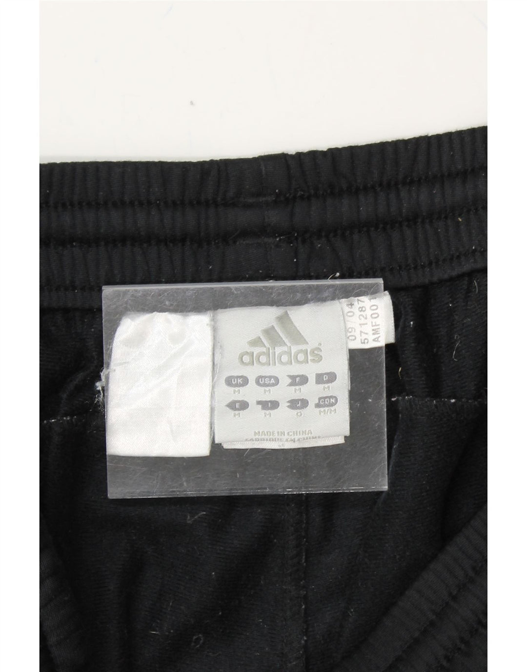 ADIDAS Mens Tracksuit Trousers Medium Black Polyester Vintage Adidas and Second-Hand Adidas from Messina Hembry 