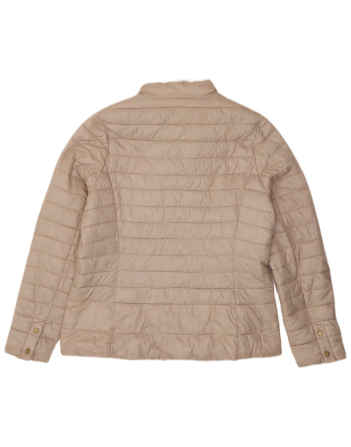 Barbour Veste matelassée pour femme UK 16 Large Beige Polyester