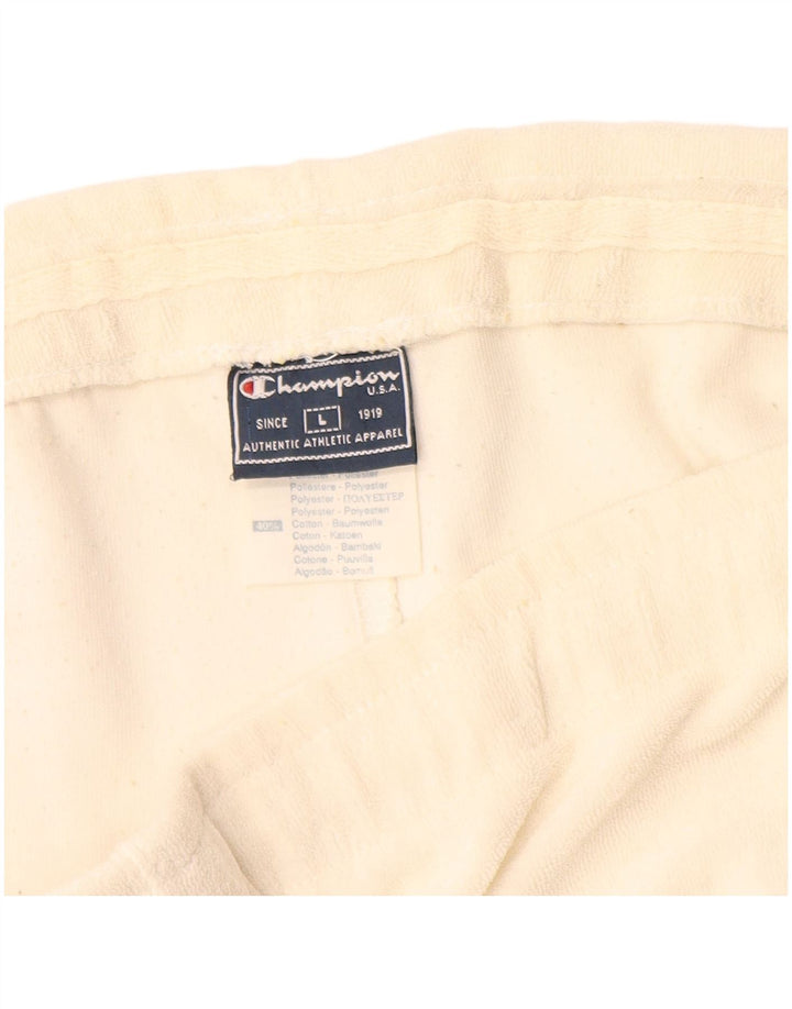 Champion Short de sport pour femme UK 14 Large Beige Polyester