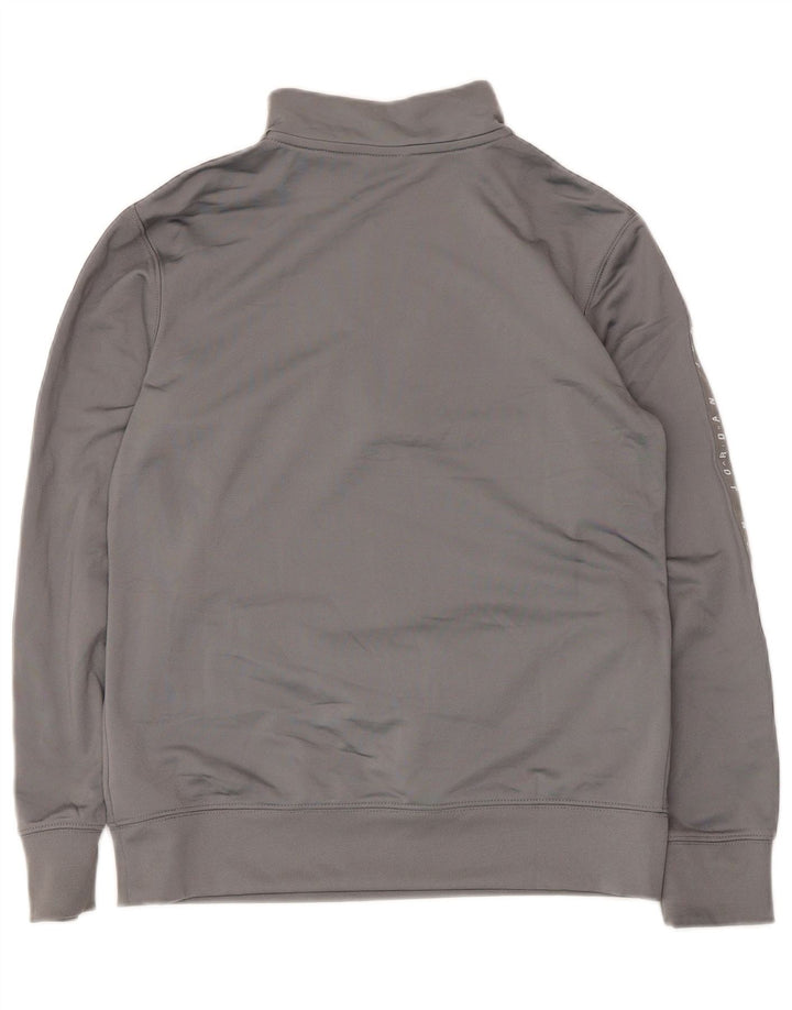 Jordan Sweat-shirt graphique pour garçon 12-13 ans Grand Gris Colorblock