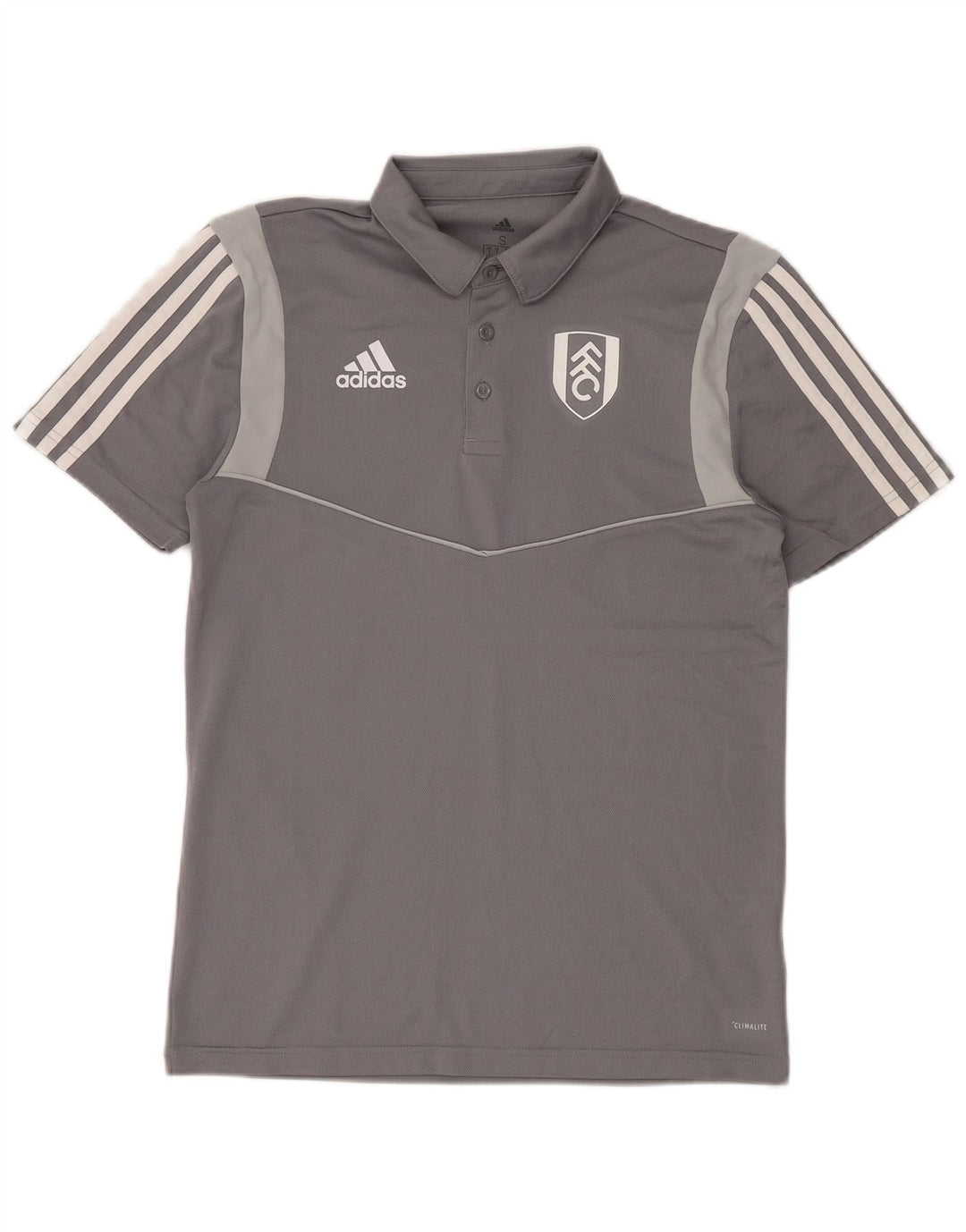Adidas Homme Climalite Polo Petit Gris Colorblock Polyester