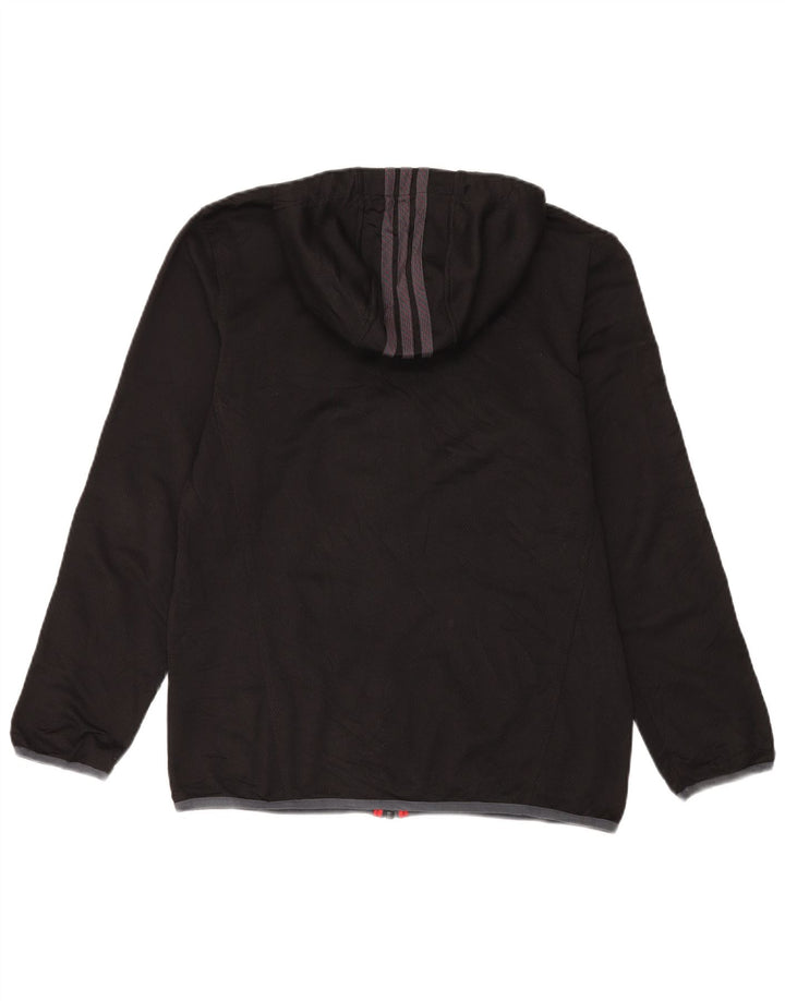 Adidas Veste de survêtement à capuche pour homme Noir moyen Polyester