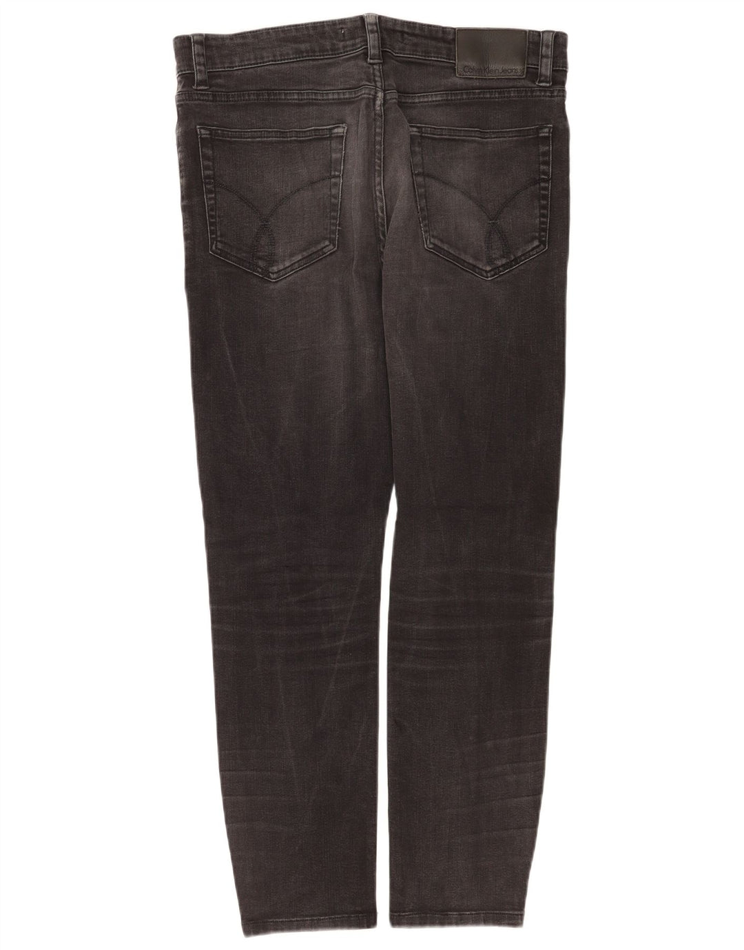 Calvin Klein Jean Slim W34 L28 Homme Gris Coton
