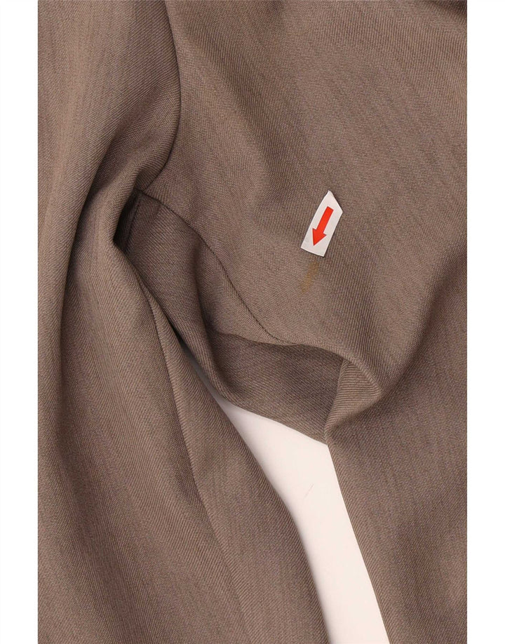 Pantalon Chino Farah Homme W34 L28 Marron Polyester