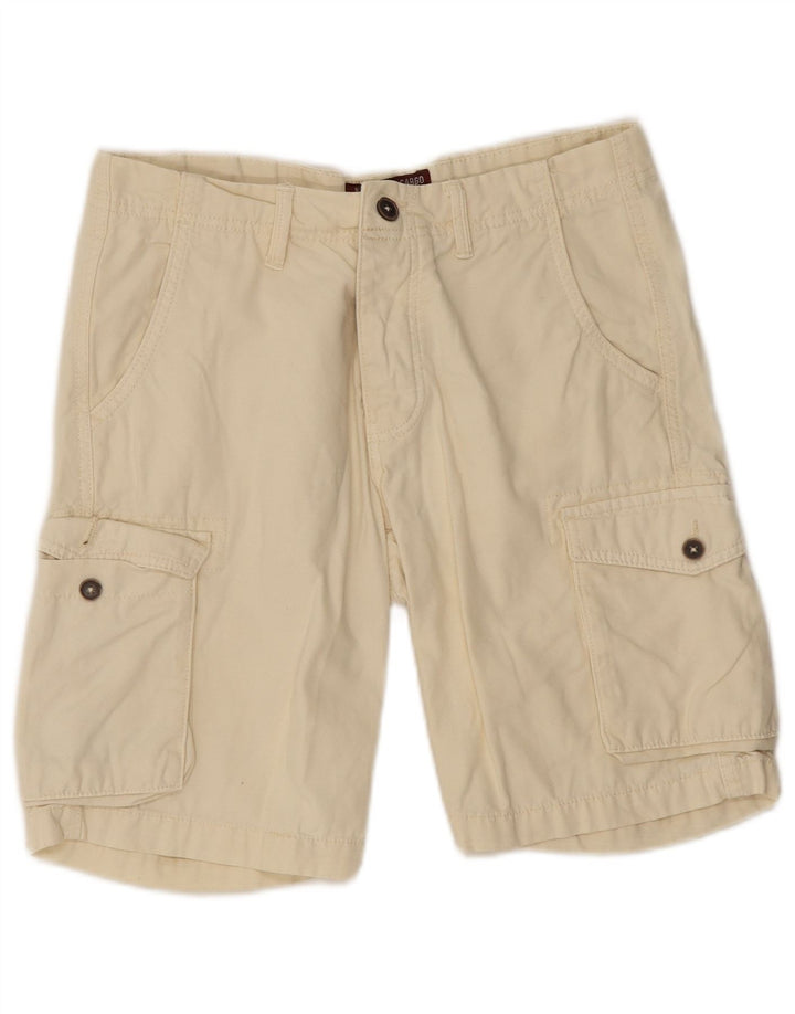 OVS Short Cargo Regular Homme W32 Coton Beige Moyen