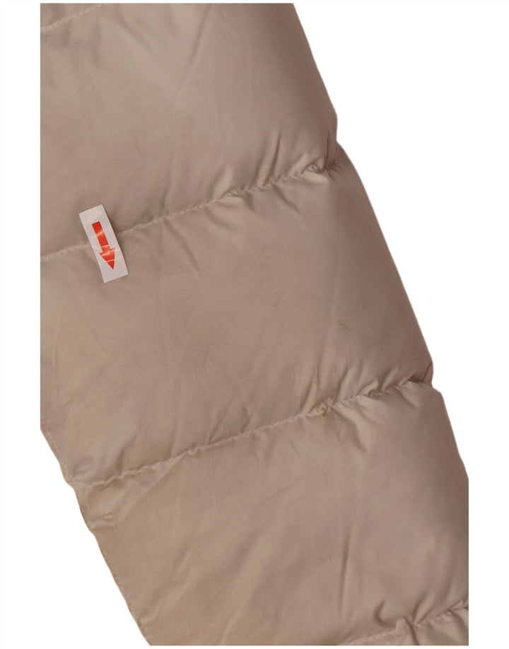 Marmot Manteau rembourré à capuche pour femme UK 10 Small Off White Polyester