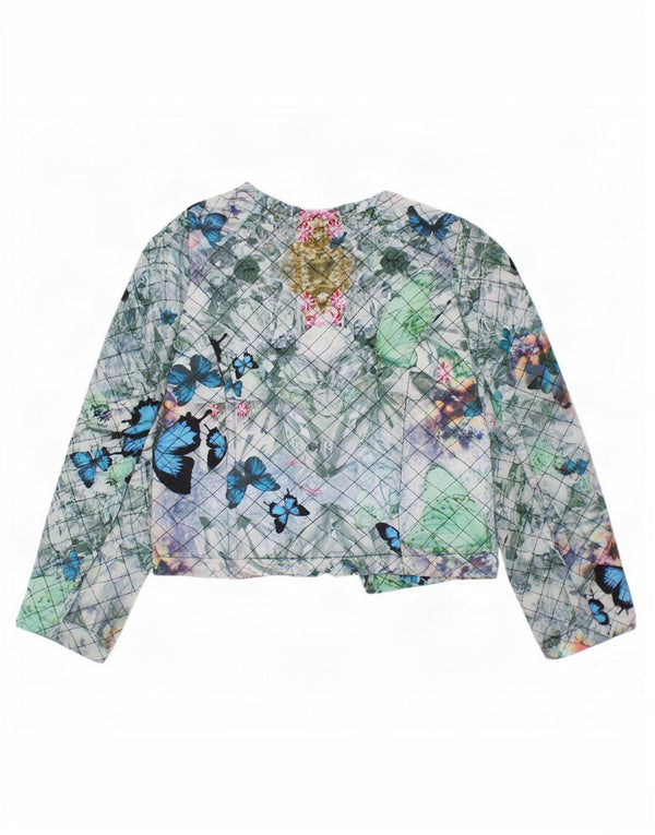 Ted Baker Veste Boléro Graphique Fille 5-6 ans Bleu Floral Papillon