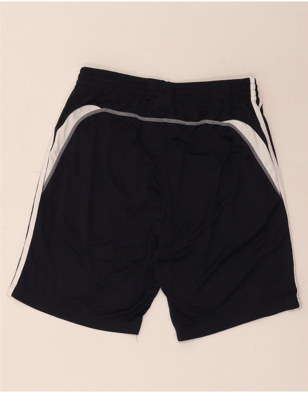 Adidas Short de sport pour femme en polyester color block bleu marine moyen