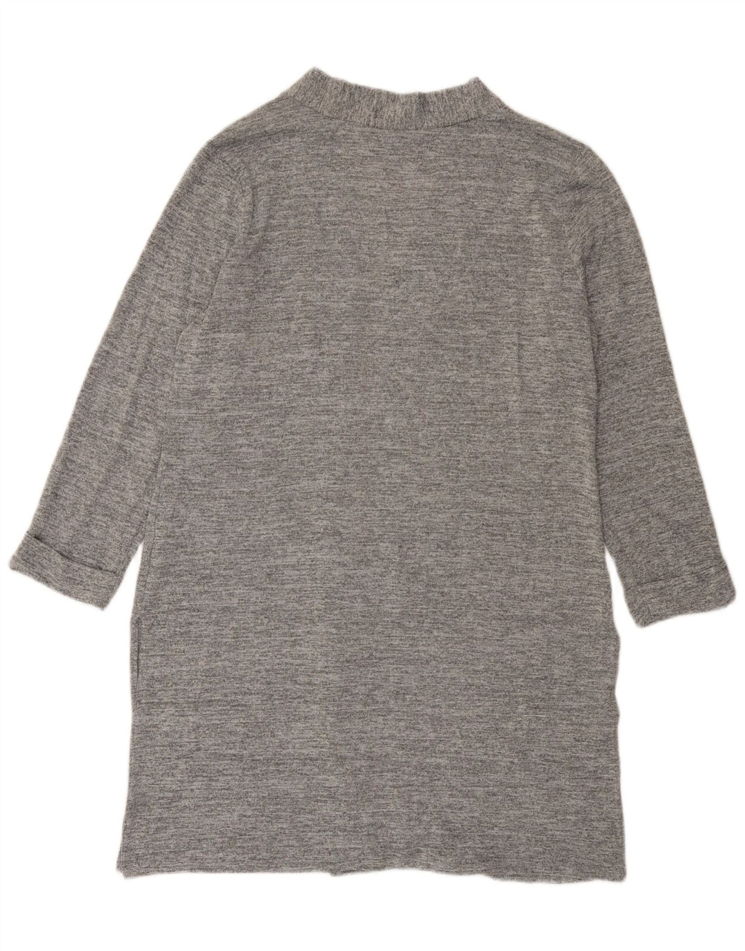 Lipsy Cardigan ouvert long pour femme UK 16 Large Gris Polyester