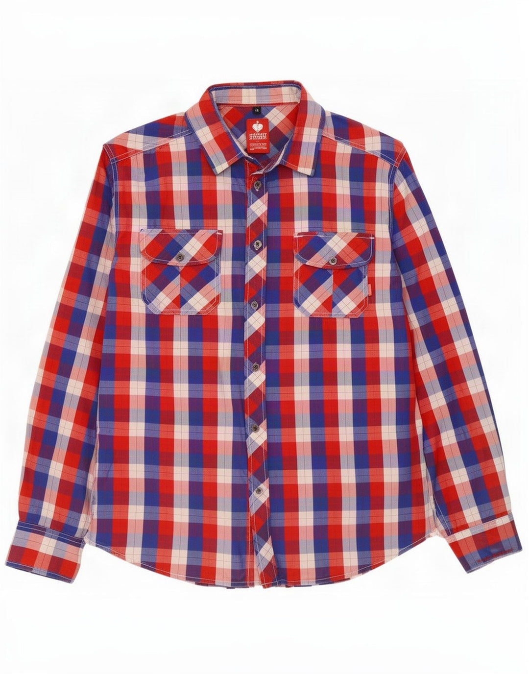 Engelbert Strauss Chemise Homme Carreaux Rouge Moyen