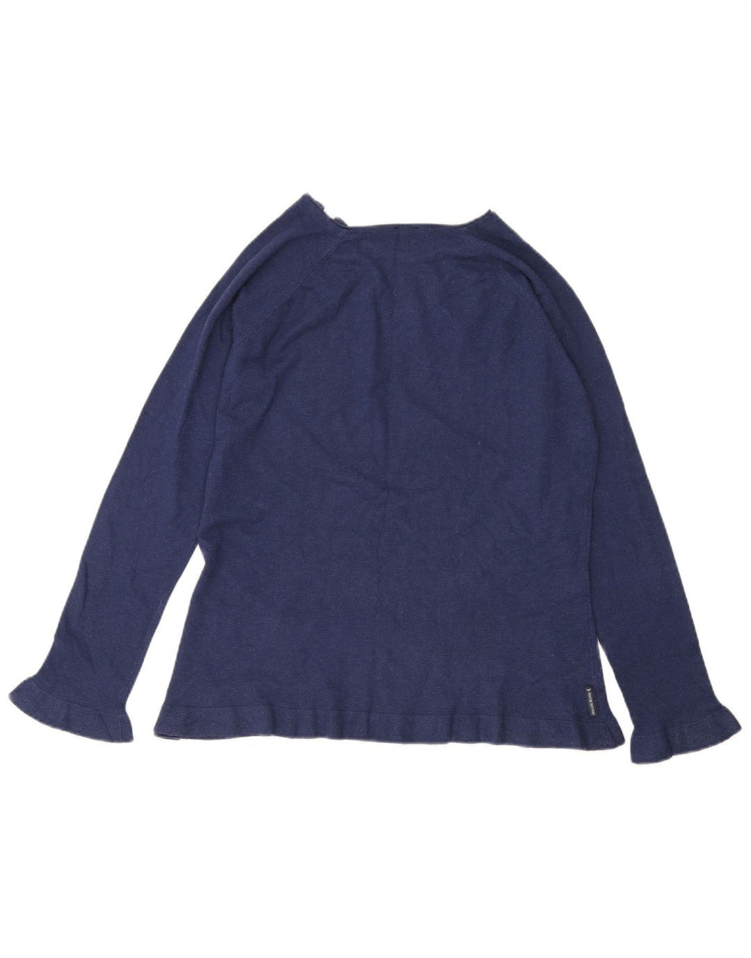 ARMANI Pull col zippé pour femme EU 48 2XL Bleu marine
