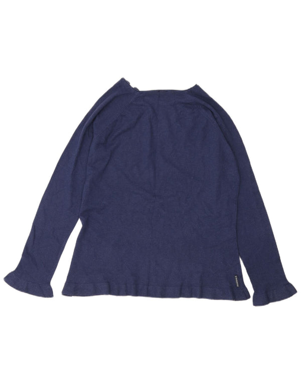 ARMANI Pull col zippé pour femme EU 48 2XL Bleu marine