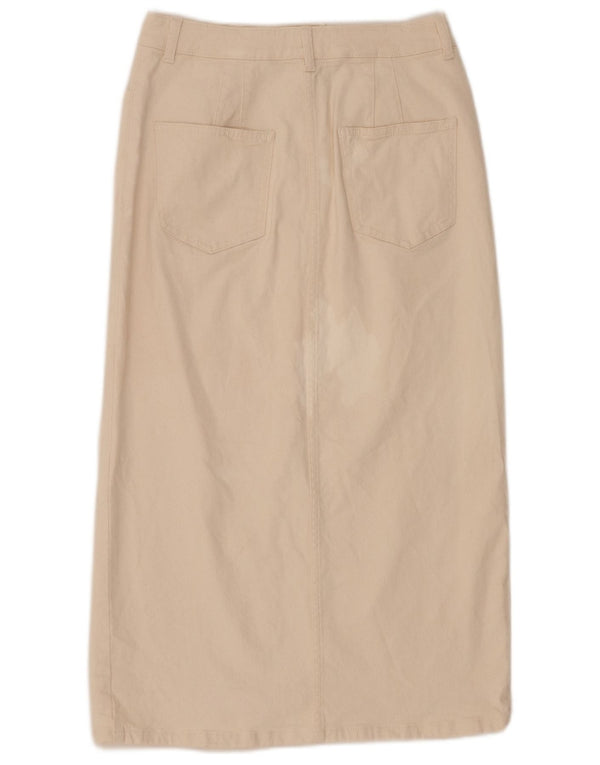 Phase Eight Jupe en jean pour femme UK 10 Small W28 Coton blanc cassé