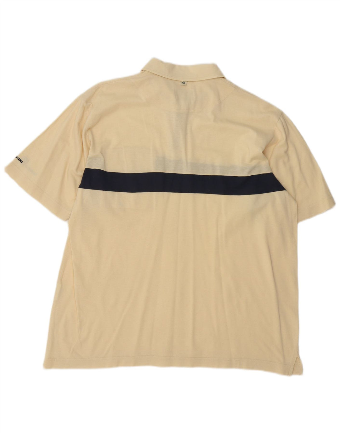 Sergio Tacchini Polo Homme XL Jaune Colorblock Coton