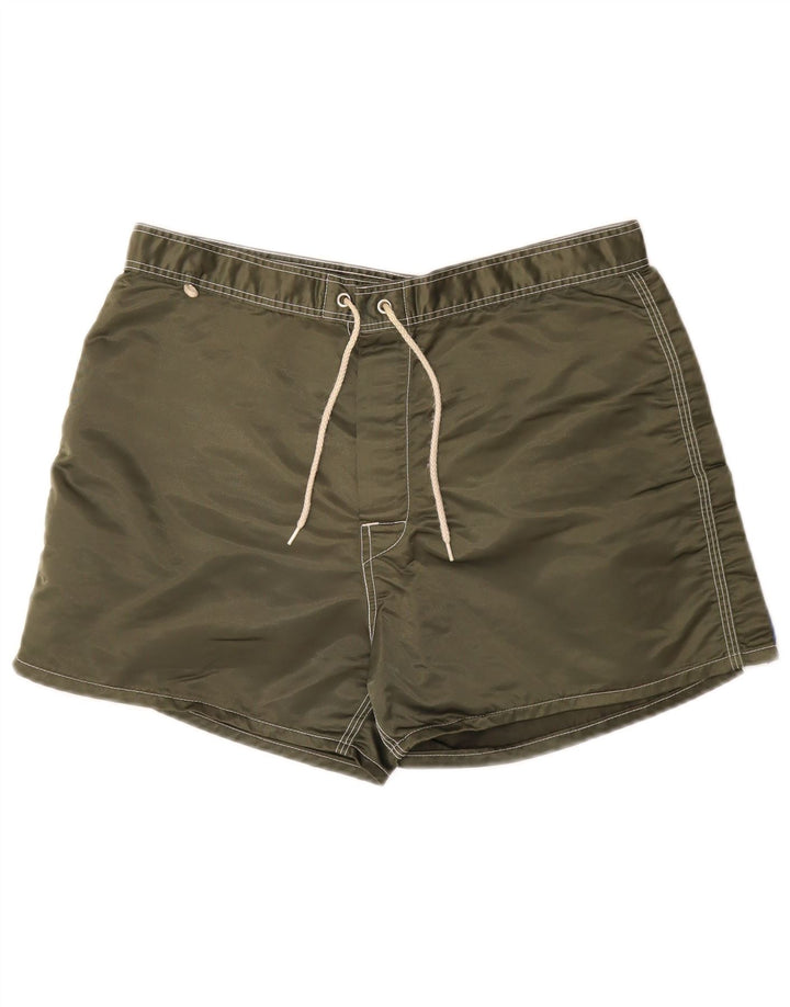 Sundek Short de bain homme nylon kaki moyen