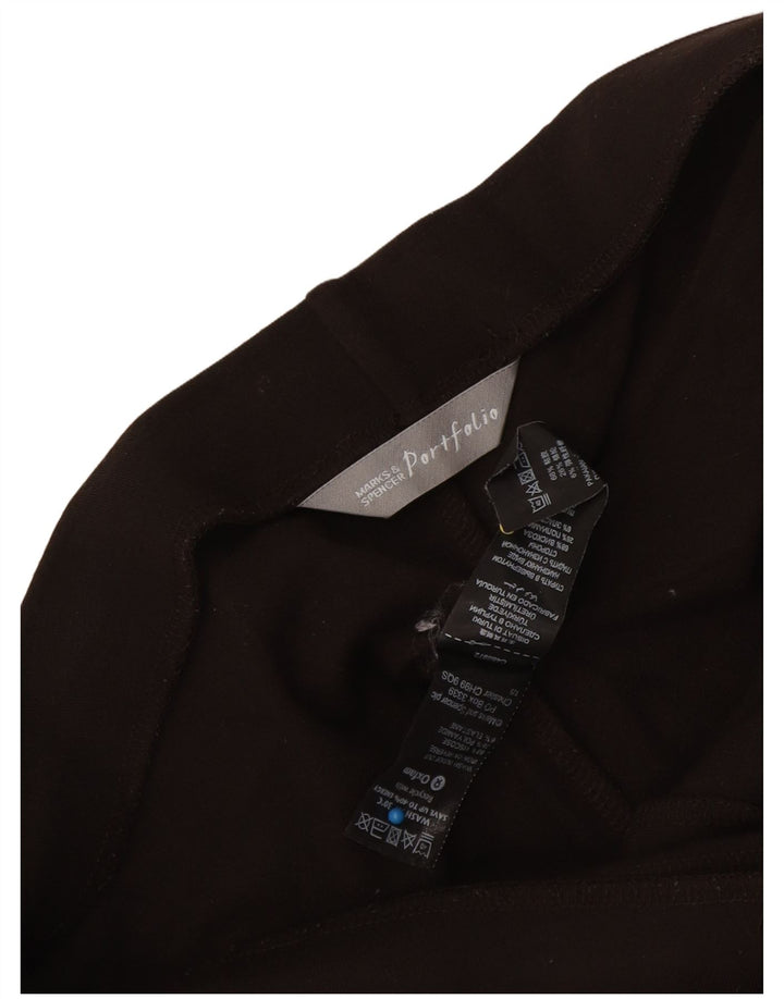 Marks & Spencer Leggings pour femmes UK 16 Large Marron Viscose