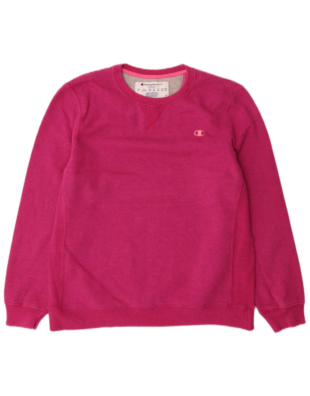 CHAMPION Sweat-Shirt Femme UK 18 XL Rose Coton