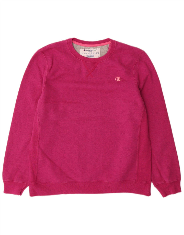 CHAMPION Sweat-Shirt Femme UK 18 XL Rose Coton