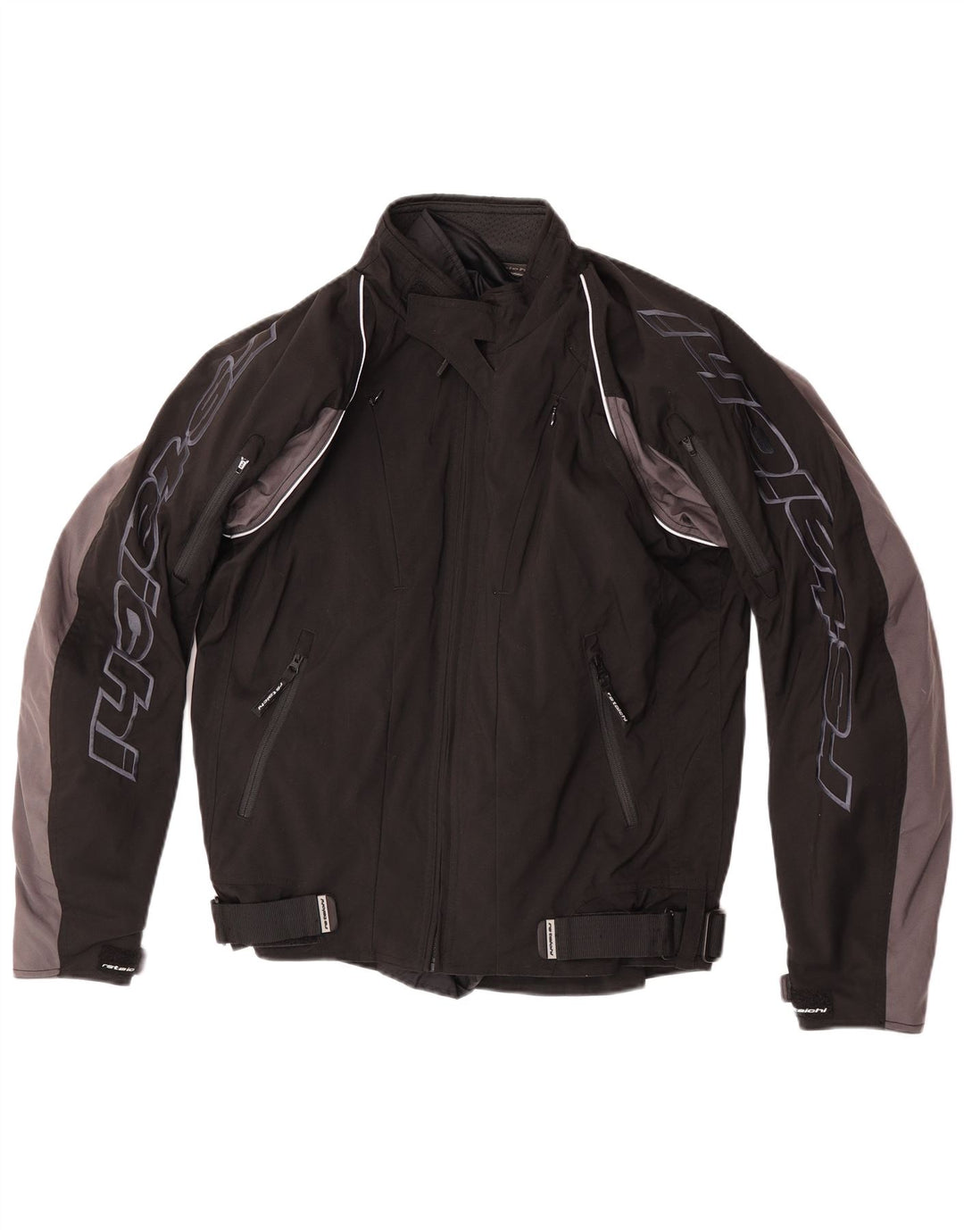 RS Taichi Veste Graphic Racer pour homme UK 38 Medium Noir Colorblock Nylon