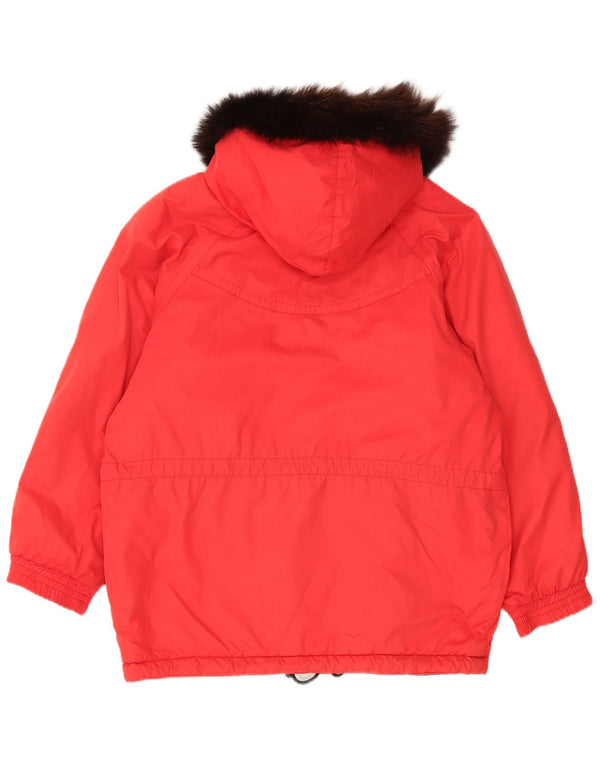 MC Ross Veste coupe-vent surdimensionnée à capuche pour femme IT 40 Small Rouge